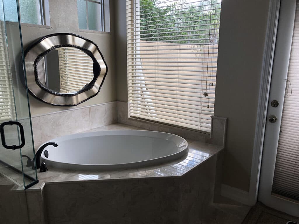 Custom bathroom renovation Tampa Bay